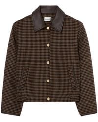 Claudie Pierlot - Short Wool Blend Coat - Lyst