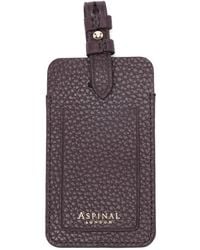 Aspinal of London - Leather Luggage Tag - Lyst