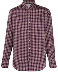 Brunello Cucinelli - Camicia A Quadri - Lyst