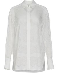 Givenchy - Perforated-Pattern Shirt - Lyst