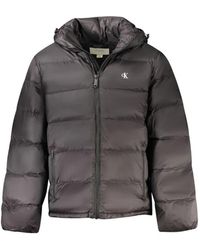 Calvin Klein - Hooded Puffer Jacket - Lyst