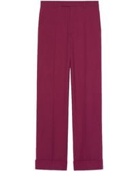Gucci - Tailored Wool Trousers - Lyst