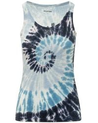 Kujten - Haut Sans Manches À Imprimé Tie Dye - Lyst
