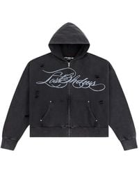 LOSTSHDWS - Hoodie À Imprimé Graphique Et Effet Usé - Lyst