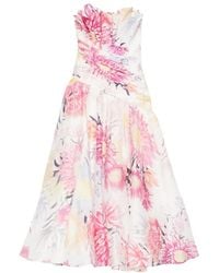 Aje. - Reflector Floral-Print Maxi Dress - Lyst