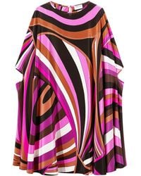 Emilio Pucci - Seidenkaftan mit Print - Lyst
