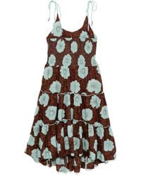 knee length dresses for ladies Free People Adriel Midi Dress