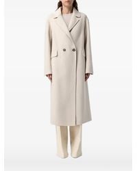 Hanita - Double-Breasted Coat - Lyst