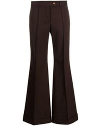 Acne Studios - Mid-rise Flared Trousers - Lyst