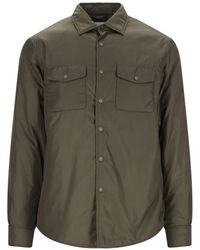 Aspesi - Press-Stud Fastening Shirt - Lyst