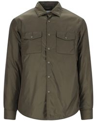 Aspesi - Chemise À Boutons Pression - Lyst