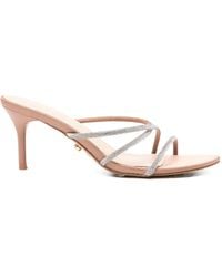 Twentyfourhaitch - Lovers Crystal-Embellished Sandals - Lyst