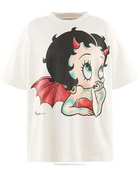 SAINT Mxxxxxx - X Betty Boop Devil Graphic-Print T-Shirt - Lyst