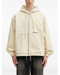 No Problemo - Logo-Print Denim Hooded Jacket - Lyst