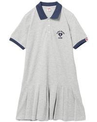 AAPE BY A BATHING AP - Pleated-Skirt Polo Dress - Lyst