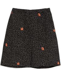 Undercover - All-Over Printed Shorts - Lyst