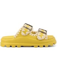 Mou - Eva Two-Buckle Sandals - Lyst