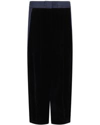 Giorgio Armani - Velvet Trousers - Lyst
