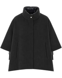 Moorer - Capa Con Cuello Alto De Manga A Capas - Lyst