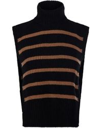 DAVANTINO - Turtleneck Striped Vest - Lyst