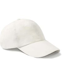 Stone Island - Gorra de pana con logo bordado - Lyst