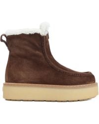 Prada - Knöchelhohe Wildlederstiefel - Lyst
