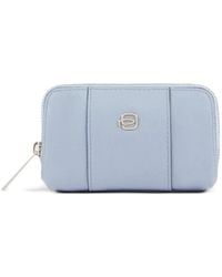 Piquadro - Porte-Clés En Cuir À Plaque Logo - Lyst