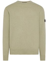 Peuterey - Logo-Patch Crew-Neck Sweater - Lyst