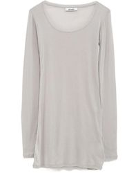 GIMAGUAS - Bahmon Scoop-Neck Long-Sleeve Mini Dress - Lyst
