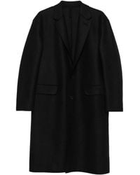 Harris Wharf London - Flap-Pocket Single-Breasted Coat - Lyst