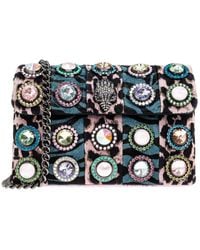 Kurt Geiger - Miedum Kensington Leopard-Print Shoulder Bag - Lyst