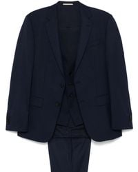 BOSS - Mini-Check Three-Piece Suit - Lyst