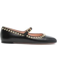 Bally - Stud-Embellished Ballet Flats - Lyst
