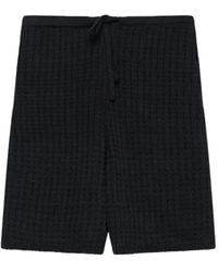 The Elder Statesman - Textured Drawstring Shorts - Lyst