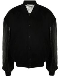 VTMNTS - Embossed-Crocodile Detail Bomber Jacket - Lyst