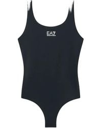 EA7 - Badeanzug Mit Logo - Lyst