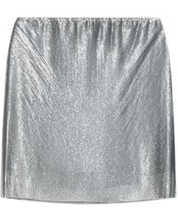 Versace - Sequin-Embellished Mini Skirt - Lyst