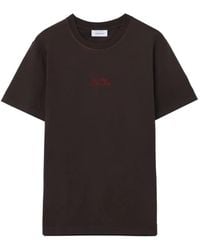 Off-White c/o Virgil Abloh - X Ac Milan Logo-Print T-Shirt - Lyst