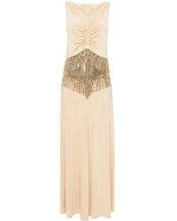 Rabanne - Chainmail-Embellished Maxi Dress - Lyst