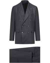 Tagliatore - Double-Breasted Wool Suit - Lyst