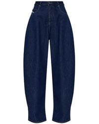 DIESEL - 1987 D-Khelz Wide-Leg Jeans - Lyst