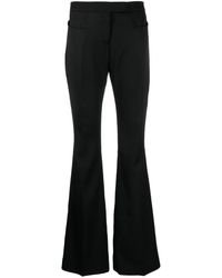 Tom Ford - High-waist Wool Flared Trousers - Lyst