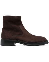 Tod's - Almond-toe Suede Ankle Boots - Lyst