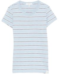 Rag & Bone - Slub Striped T-Shirt - Lyst