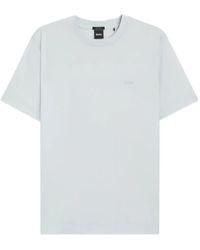 BOSS - T-Shirt À Logo En Jersey De Coton - Lyst