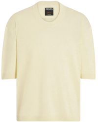 ZEGNA - Oasi Lino T-Shirt - Lyst