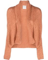 forte_forte - Open-Front Cropped Cardigan - Lyst