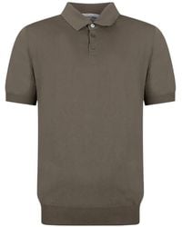 Gran Sasso - Polo Boutonné À Manches Courtes - Lyst