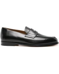 Doucal's - High-Shine Leather Loafers - Lyst