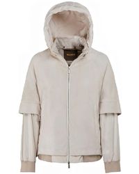 Moorer - Talitha-Stp Hooded Jacket - Lyst